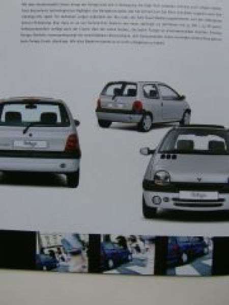 Renault twingo cinetic Prospekt Februar 2001 NEU