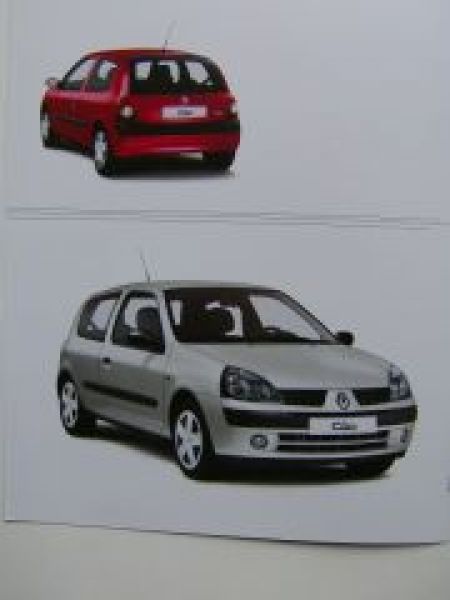Renault Clio Extreme Sonderprospekt April 2003 NEU