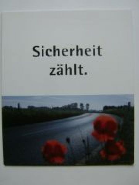 Renault Sicherheit zählt. Prospekt Juli 2003 NEU