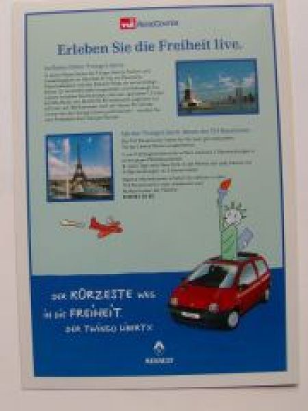 Renault Prospekt die Geschichte der Liberty Twingo NEU