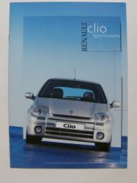 Renault Clio Tech Run + 1.616V +Sport Prospekt NEU