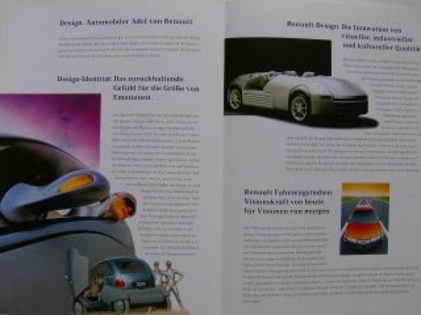 Renault Die Kunst der Formvollendung Prospekt Oktober 1996