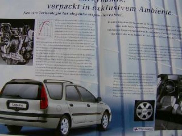 Renault Laguna dCi Limousine & Grandtour Prospekt 8/1999
