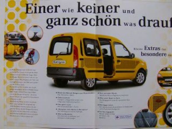 Renault Kangoo Parisienne +Preisliste 4/1998 NEU
