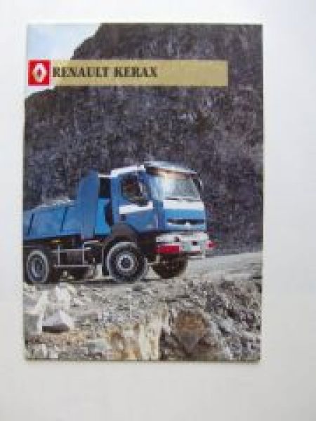 Renault Kerax Prospekt Dezember 2002 NEU