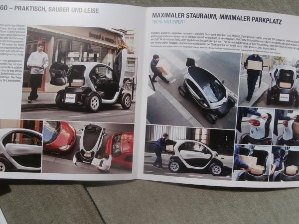 Renault Twizy Cargo Juli 2013 Prospekt