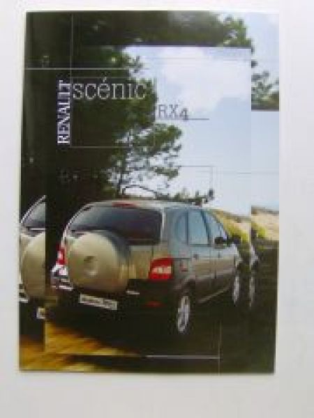 Renault Scenic RX4 Prospekt Mai 2000 NEU