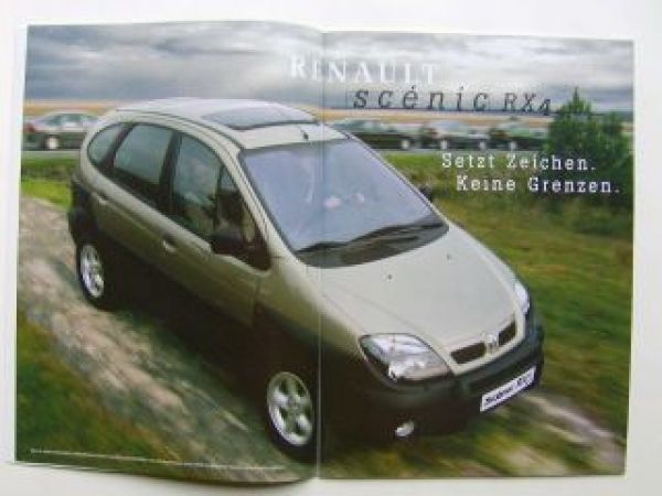 Renault Scenic RX4 Prospekt Mai 2000 NEU