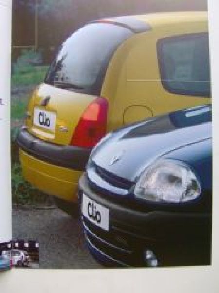 Renault Clio Prospekt +RT +RXE +Initiale NEU