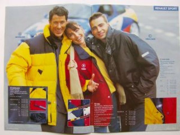 Renault Boutique Sport Kollektion Herbst/Winter 1997/98