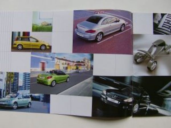 Peugeot Modellprogramm Alle Prospekt April 2003 NEU