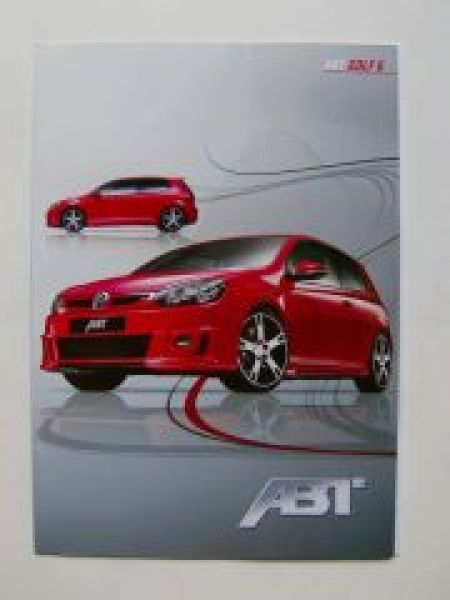 Abt VW Golf 6 (5KO) Prospekt +Preise 2/2009