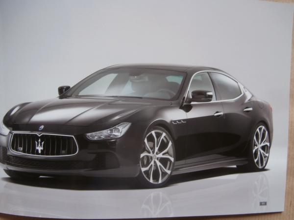 Novitec Tridente Maserati Ghibli Prospekt Deutsch/Englisch