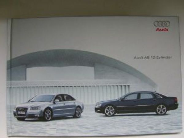 Audi A8 12 Zylinder Buch August 2008 NEU