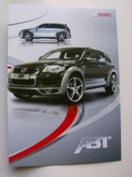 Abt VW Touareg +Facelift  (7L) Prospekt + Preisliste 2009 NEU