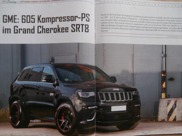 cars and stripes 4/2017 Ford Mustang GT,Jeep Grand Cherokee SRT8 von GME,RAM 1500 XXL,300C SRT8,HS Motorsport