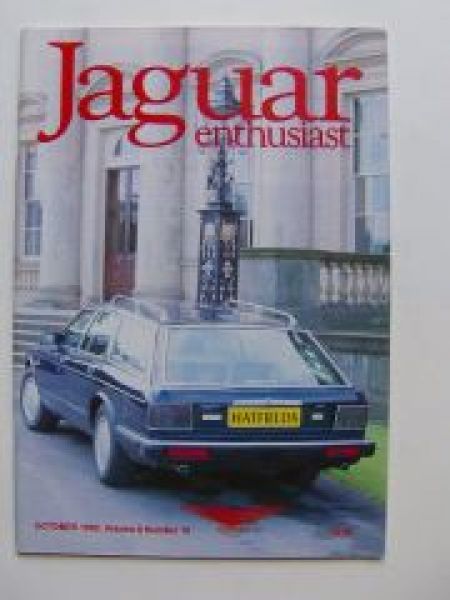 Jaguar enthusiast UK Englisch Magazin XJ40 Estate Oktober 1992 V