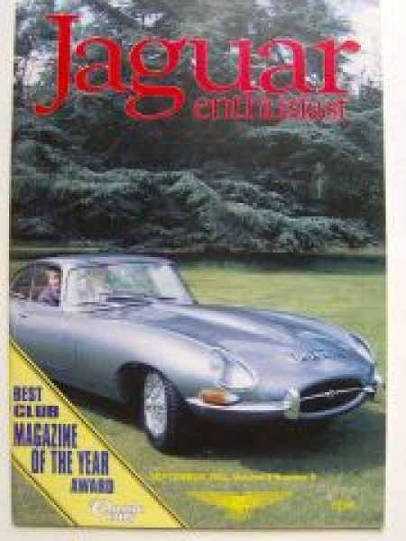 Jaguar enthusiast UK Englisch Magazin September 1993 Vol.9 Nr.9