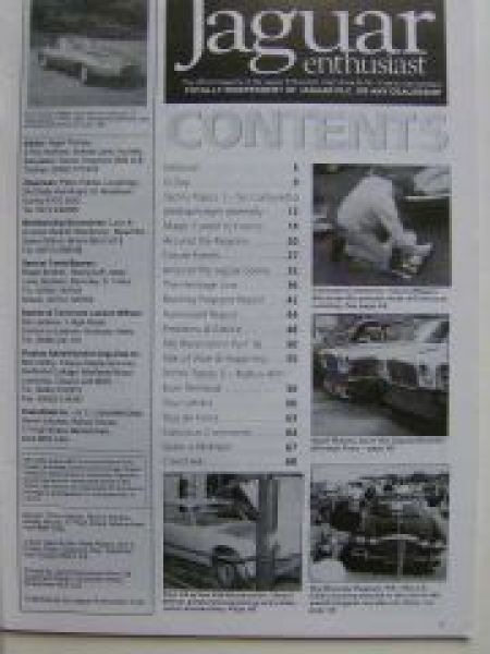 Jaguar enthusiast UK Englisch Magazin September 1993 Vol.9 Nr.9