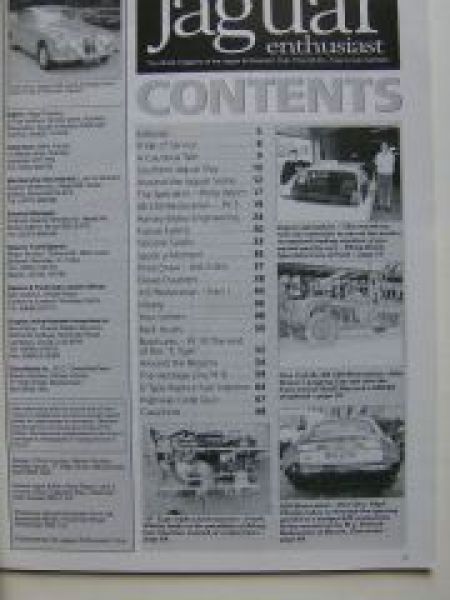 Jaguar enthusiast UK Englisch Magazin August 1994 Vol.10 Nr.8