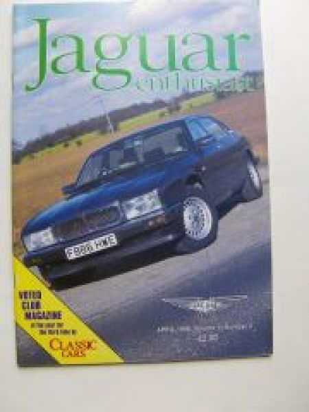 Jaguar enthusiast UK Englisch Magazin XJ40 April 1995 Vol.11 Nr.
