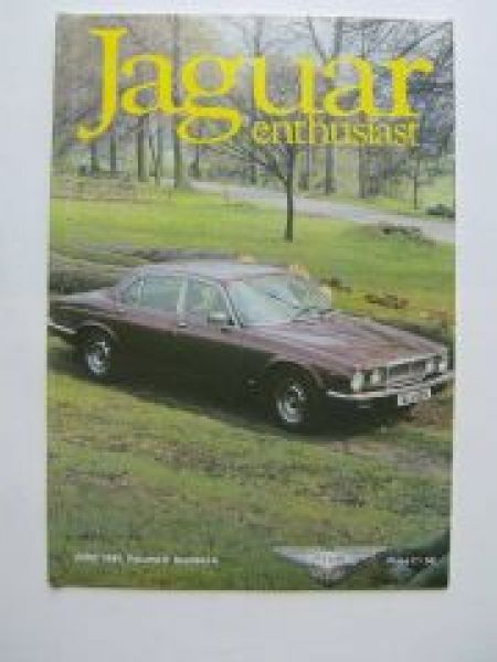 Jaguar enthusiast UK Englisch Magazin XJ6 4.2-litre Juni 1990 Vo