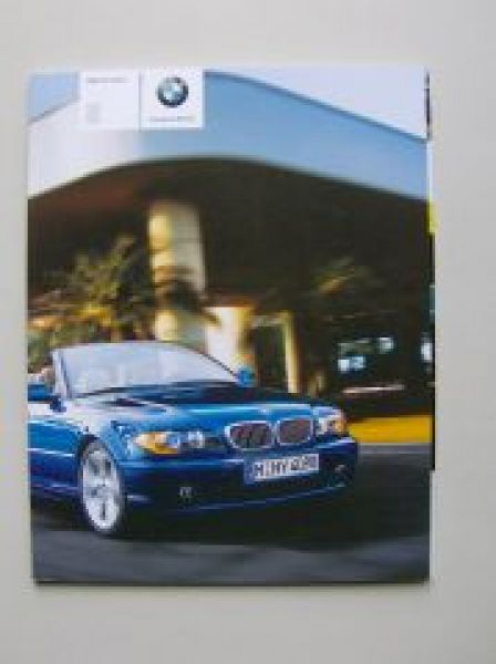 BMW 3er Cabrio Prospekt 318ci-330ci+320cd+330cd E46 2005