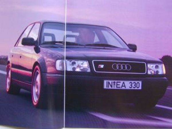 Audi S4 Limousine (C4) Prospekt Januar 1992 Rarität NEU
