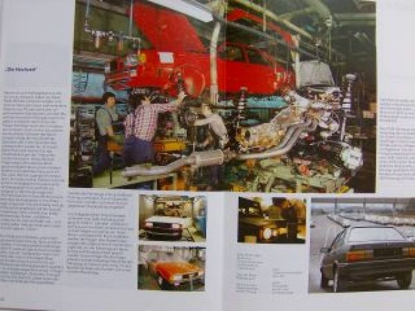 Audi Automobilbau in unserer Zeit 1981 Prospekt 80 100 200