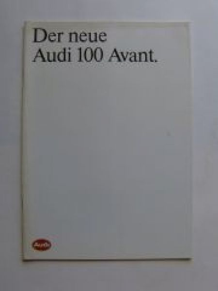 Audi 100 Avant (Typ 44) Prospekt April 1983