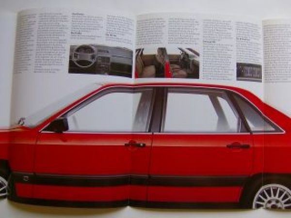 Audi 100 CS quattro +Avant (Typ 44) Prospekt
