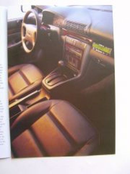 Audi Taxi Prospekt TDi +quattro März 1995 NEU