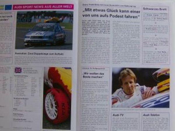 Audi Pole Position Christian Abt, Pirro,Biela Prospekt 2/1998