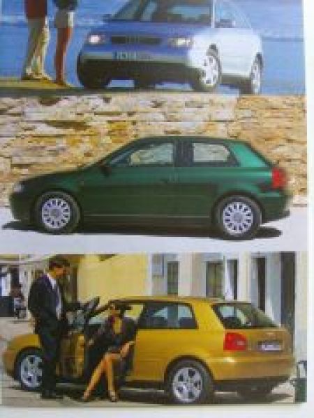 Audi der Mensch.Die Technik.Das Automobil. Prospekt Januar 1997