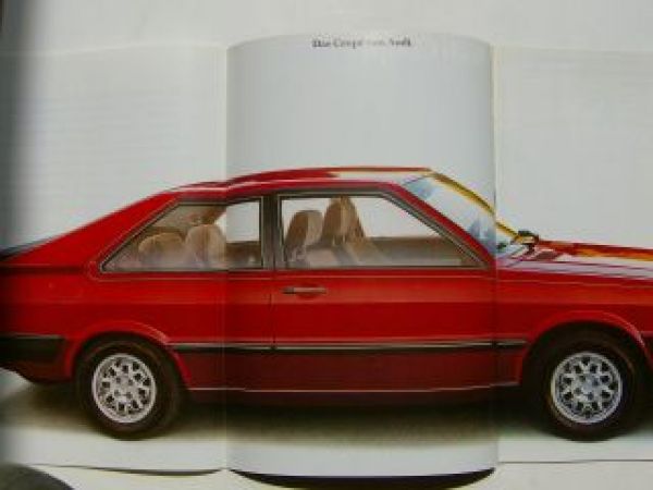 Audi Coupe Prospekt (Typ 85) August 1983 Rarität