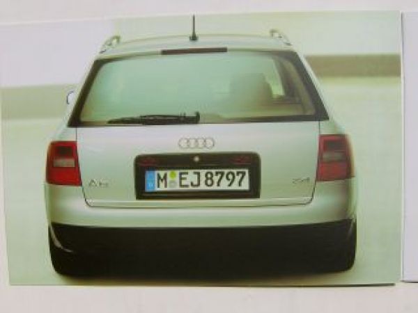 Audi A6 Avant Prospekt Dezember 1997 NEU