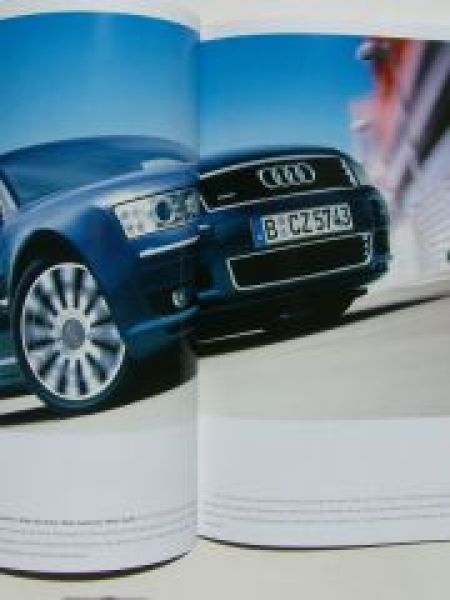 Audi A8 Prospekt Dezember 2003 (Typ 4E2) Rarität