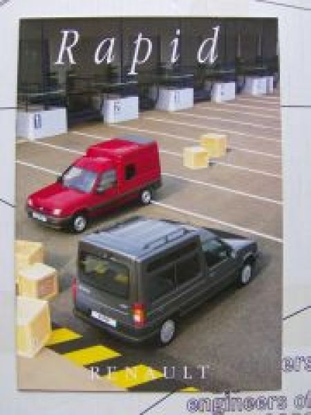 Renault Rapid Prospekt August 1995 NEU