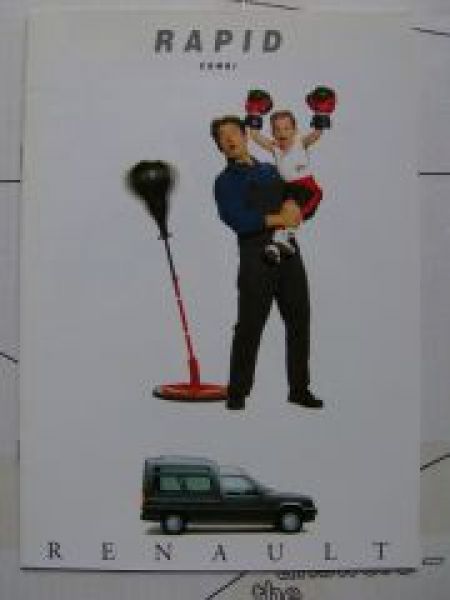 Renault Rapid Combi Prospekt Februar 1995 NEU