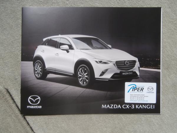 Mazda CX-3 Kangei Katalog Januar 2019+Preise Skyactiv-G121 G150