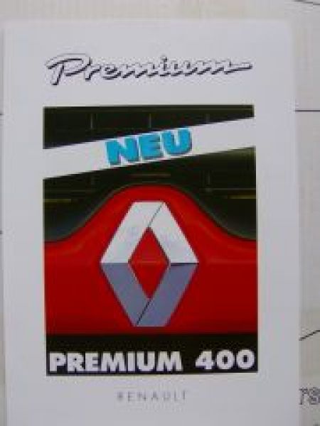 Renault Premium 4000 Prospekt Mai 1998 NEU