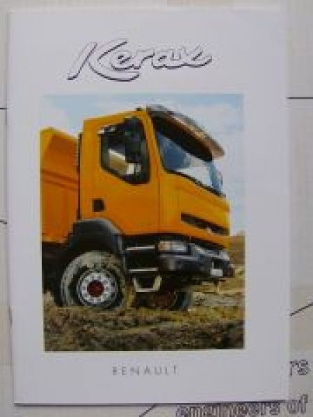 Renault Kerax Prospekt September 1997 NEU