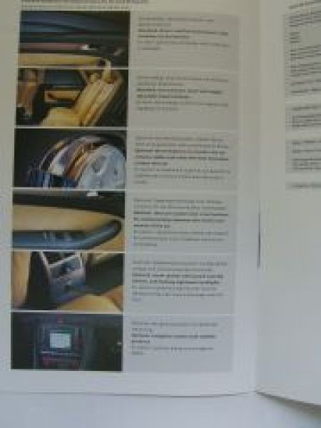 Audi A6 Security Prospekt August 1999 NEU