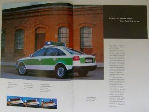 Audi Polizei/Kripofahrzeuge A4 Limousine/Avant +A6 Limousine