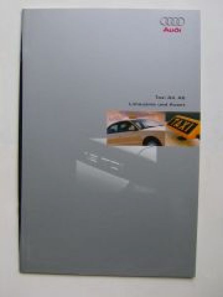 Audi Taxi A4, A6 Limousine & Avant Prospekt September 1996
