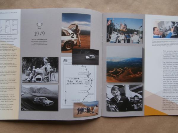 VW Cloud Racers +Pikes Peak +Bi-Motor Historie  Prospekt 2018