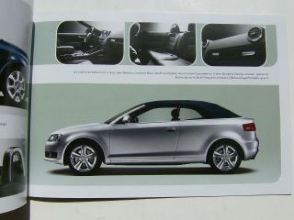 Audi A3 Cabriolet Prospekt Januar 2008 NEU