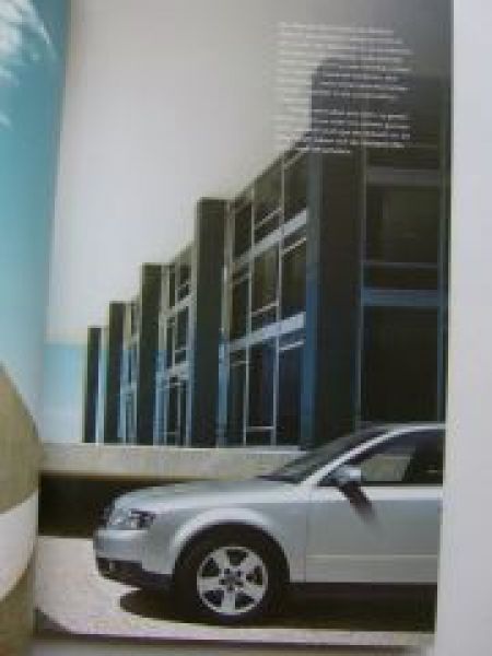 Audi A4 Limousine Prospekt Oktober 2000 NEU