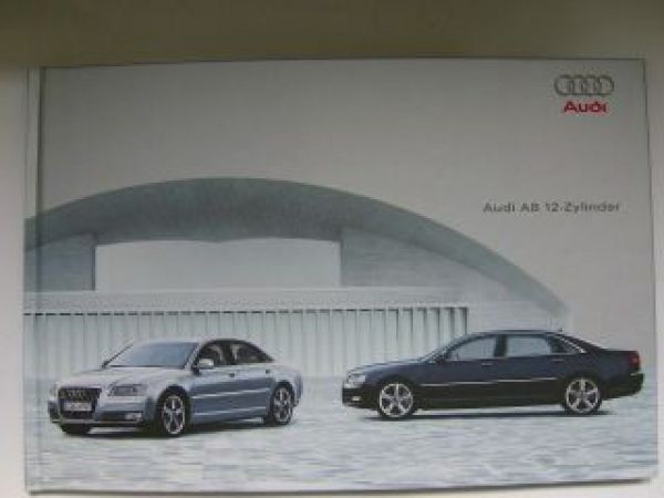 Audi A8 12-Zylinder Buch Januar 2007 NEU
