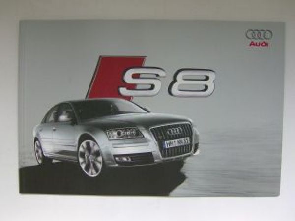 Audi S8 Prospekt +Preisliste April 2006 NEU